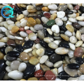 Qinge High Polished Paisagismo Natural Black Pebbles Garden Riverstones